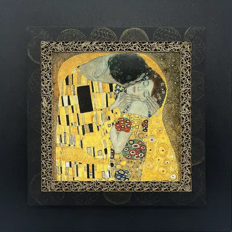 Tableau "Le baiser de Klimt"