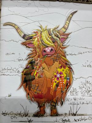 tableau vache écossaise