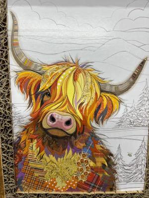 Tableau jolie vache