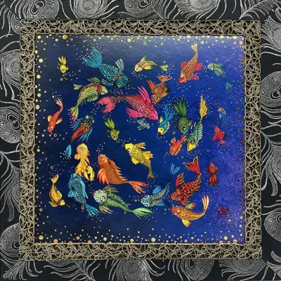 Tableau "Ronde de poissons"