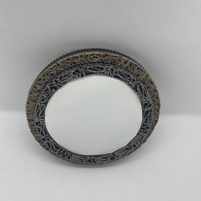 Miroir double dentelle 26 cm